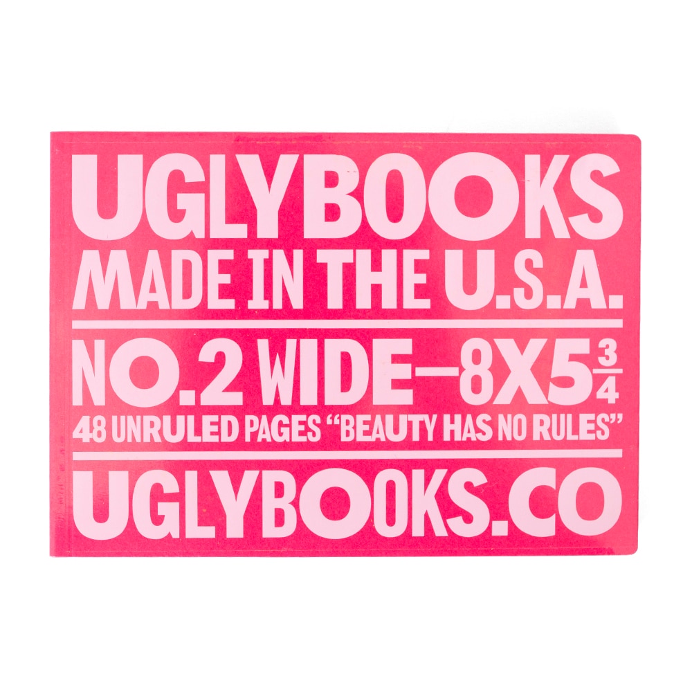Memo & Notebooks, Art & School, 8"x5.75", Uglybooks, #2, Perfect Bound, Book, 3 Pack, Breakers, 963754